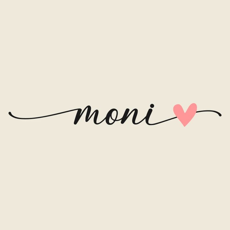 Moni Name Calligraphy Font