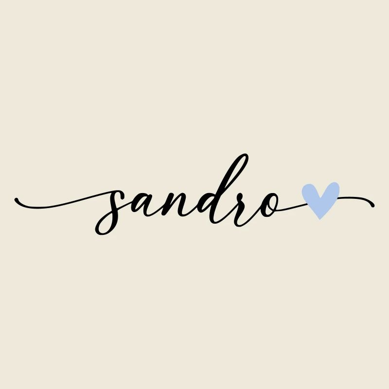 Sandro Name Kalligrafie Schrift
