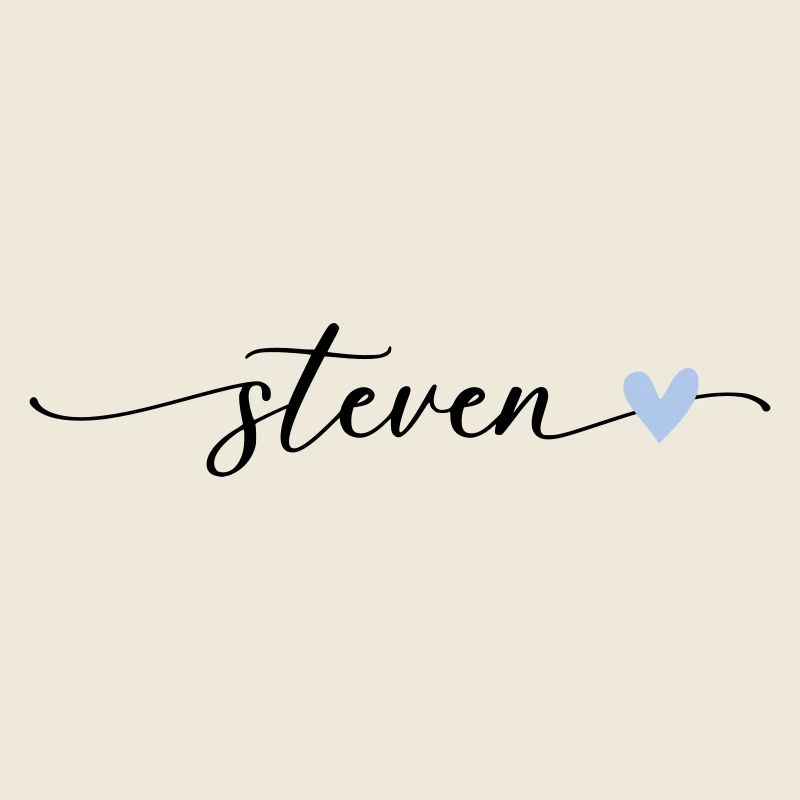 Steven Name Calligraphy Font