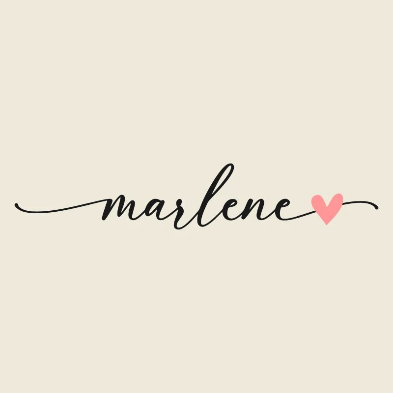 Marlene Name Calligraphy Font