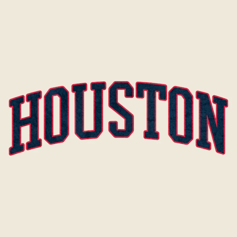 Houston Varsity Bow Lettering