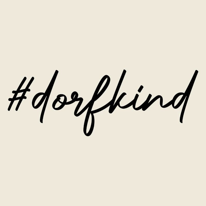 Cooles Bild Dorfkind Geschenkidee