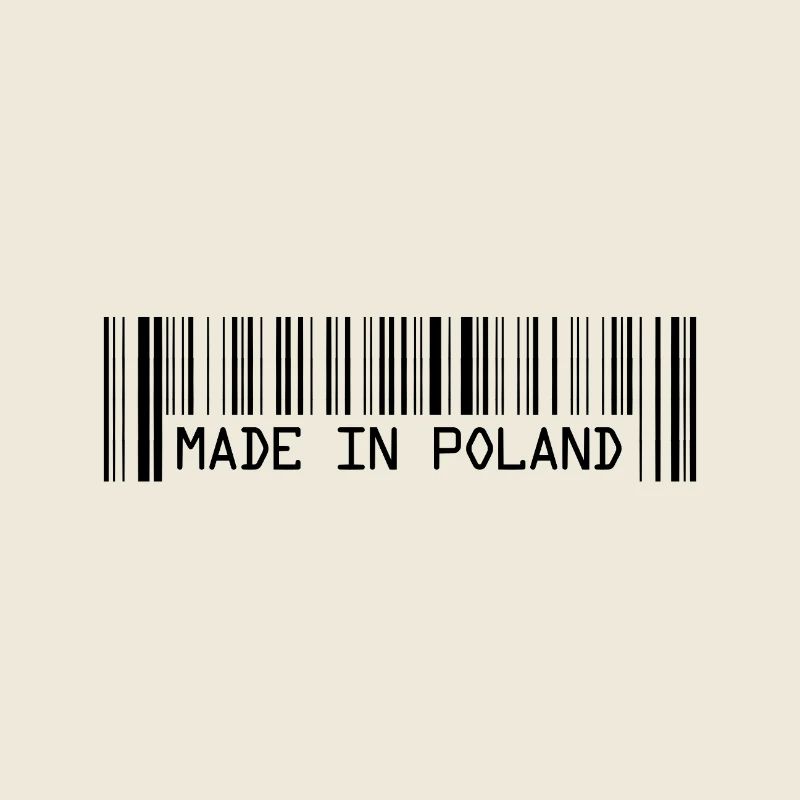 Fabriqué en Pologne - Pologne - Pologne - Code-barres - Dash