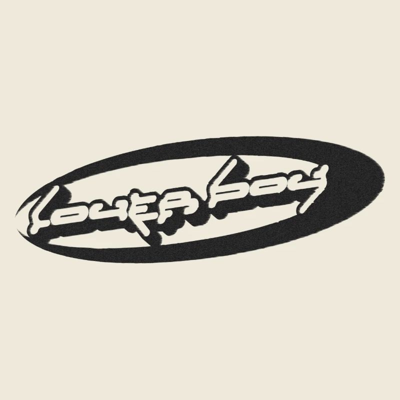 Conception de lettrage Y2k mignonne