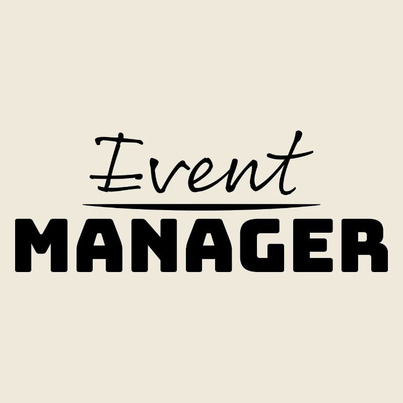 Tshirt pour Event Manager noir