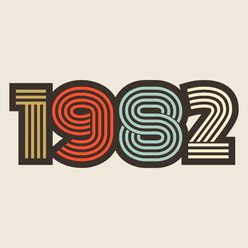 1982 rétro vintage