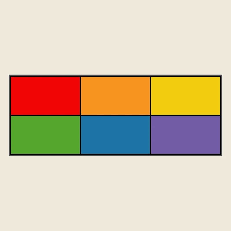 LGBT_Regenbogen_Farbblock grille
