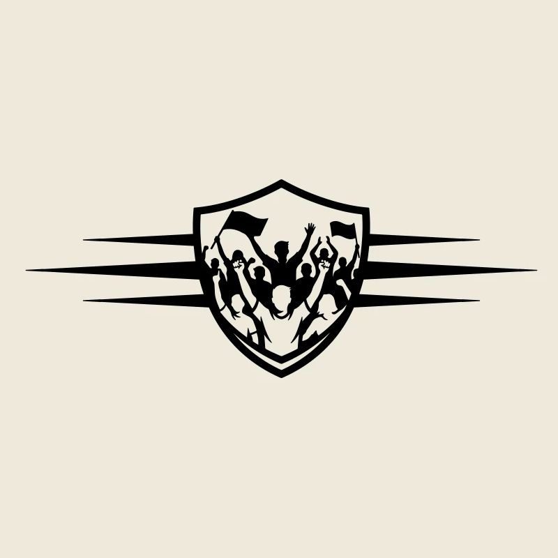Fans Jubeln Symbol