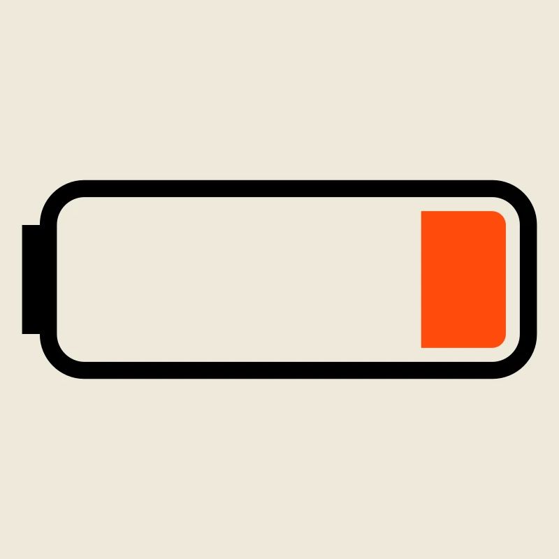 Batterie leer