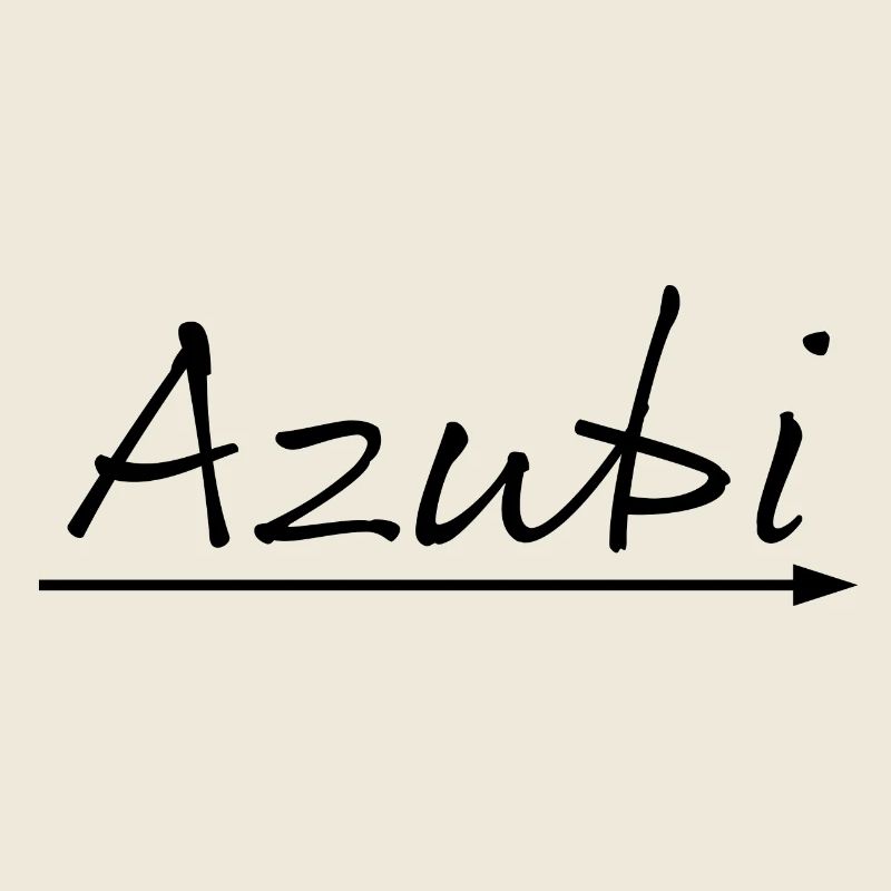 Design Azubi arrow schwarz