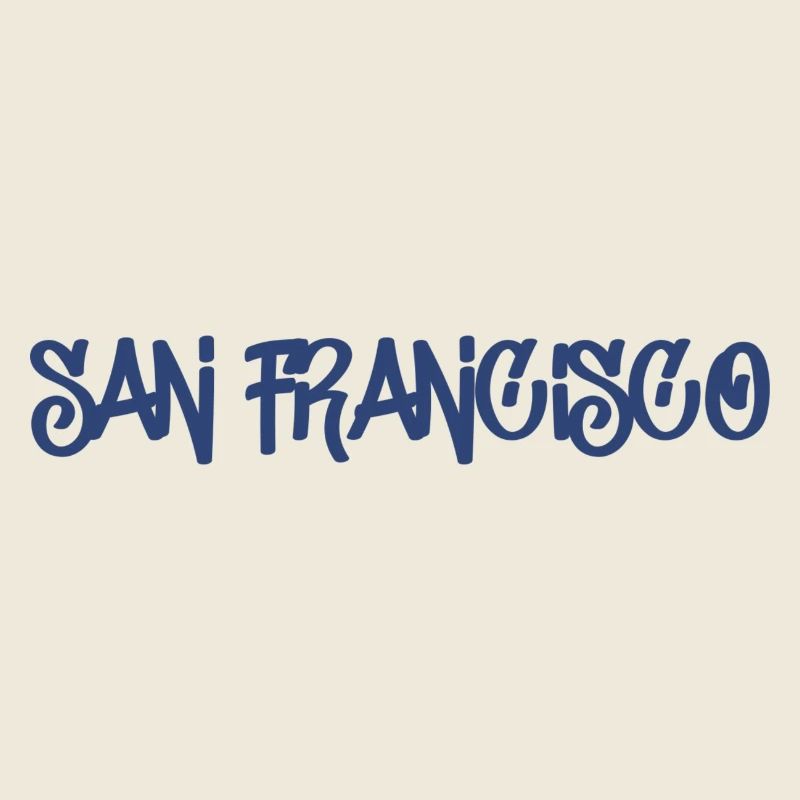 San Francisco Schriftzug Geschenk Geschenkidee
