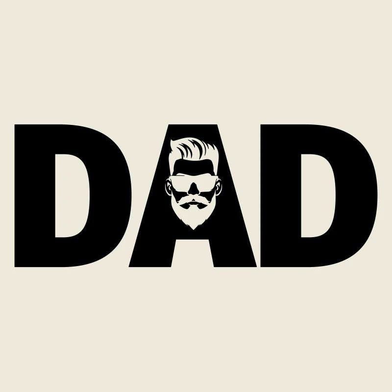 Papa Typografie Logo Symbol