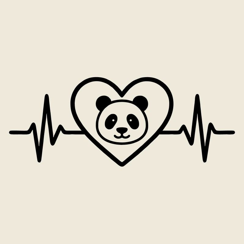 Cœur de panda