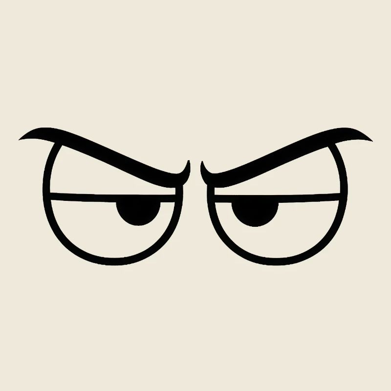 Angry Eyes Expression