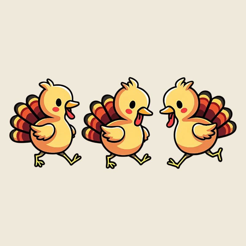 Bébé dinde de Thanksgiving