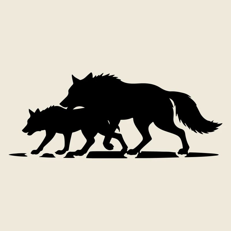 T-Shirt Loups Meute – Wolf Pack Stärke