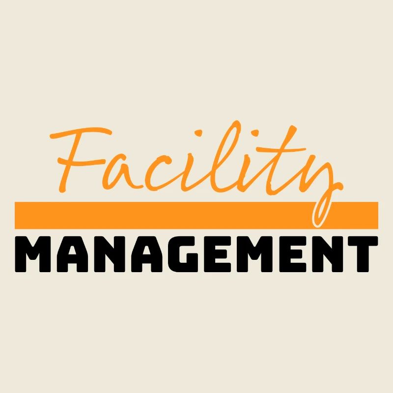 Tshirt Facility Management orange noir