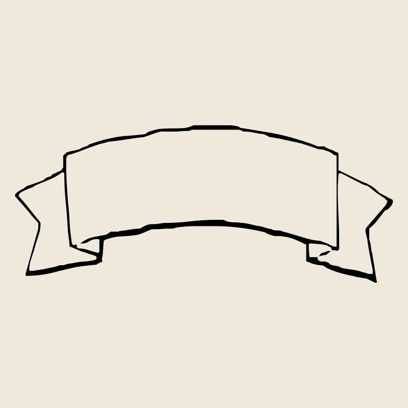 Dekorativer Banner, Textrahmen Titel / Überschrift