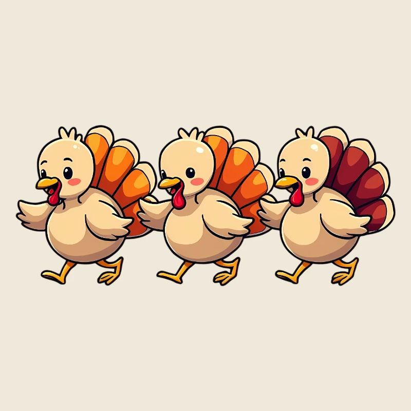 Bébé dinde de Thanksgiving