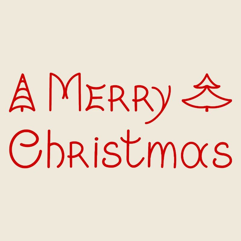 Joyeux Noël, phrase manuscrite.
