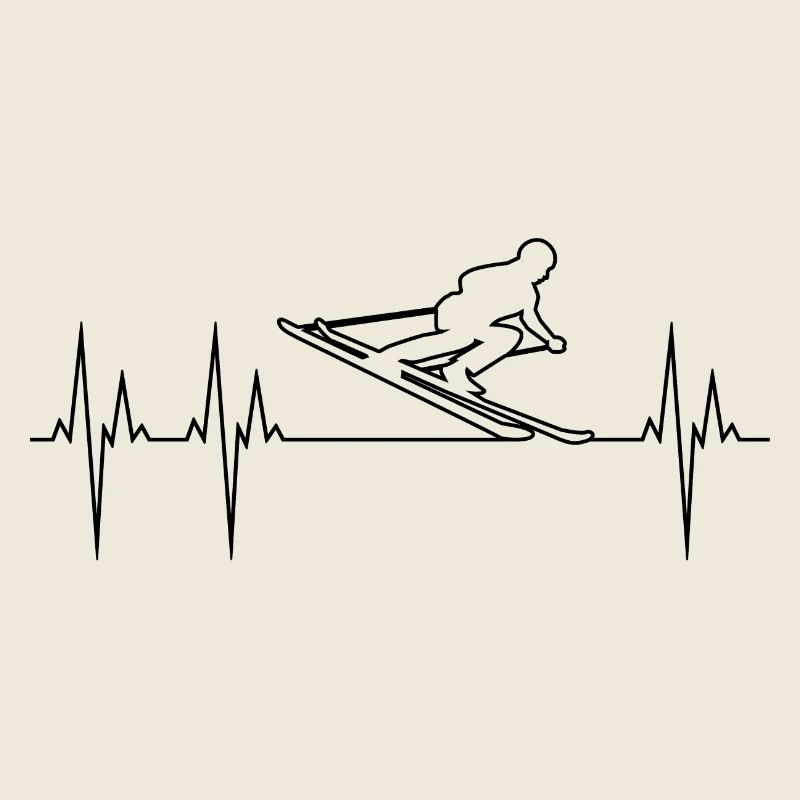 Alpine Skiing Grand Slalom Electrocardiogram ECG Ski