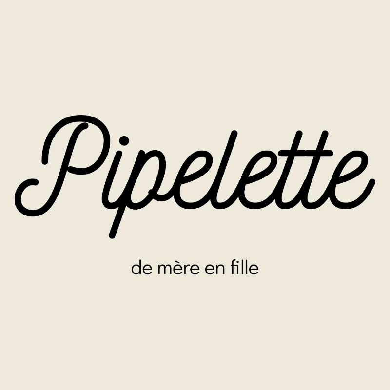 Pipelette_ de mère en fille_noir