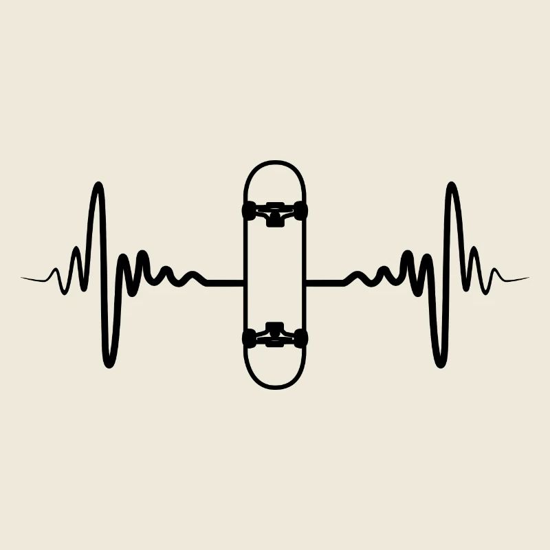 Fréquence du pouls du skateboard