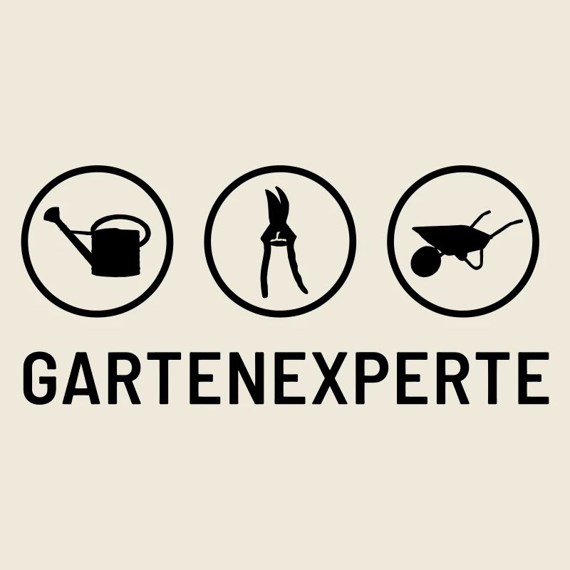 Gartenexperte: Gießkanne, Heckeschere, Schubkarre