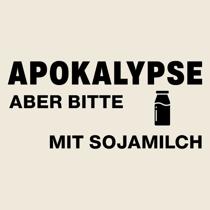 Apocalypse – mais s’il vous plaît avec du lait de soja
