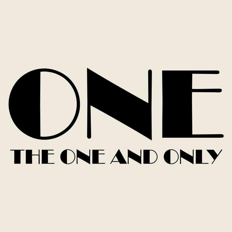 one