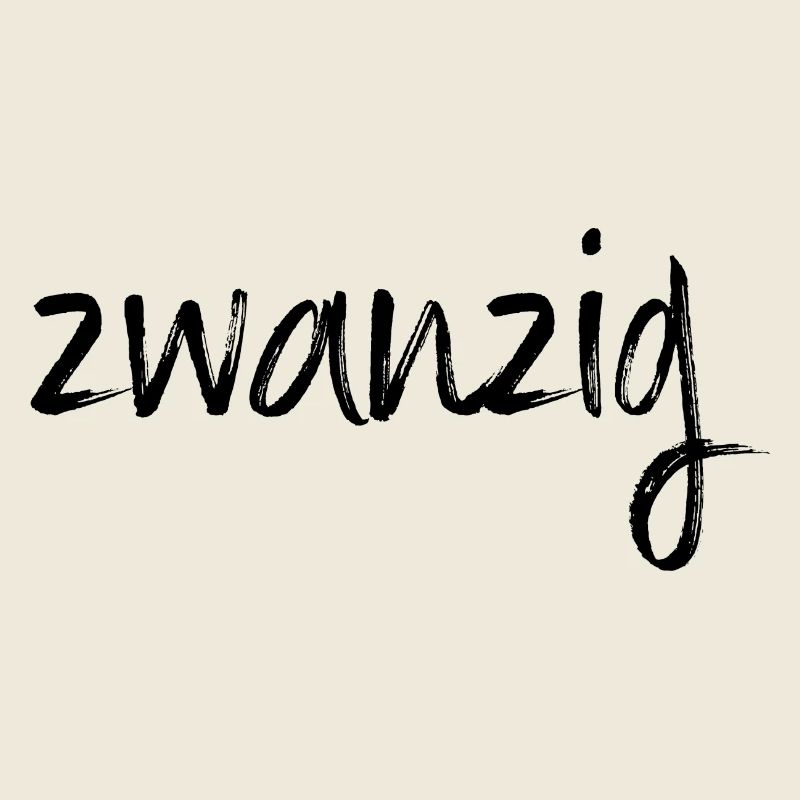 20 zwanzig 20. Geburtstag Geschenk