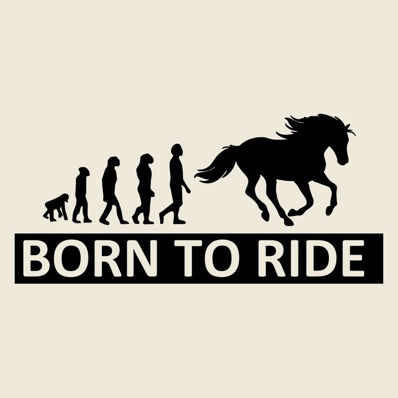 Born to Ride Pferd