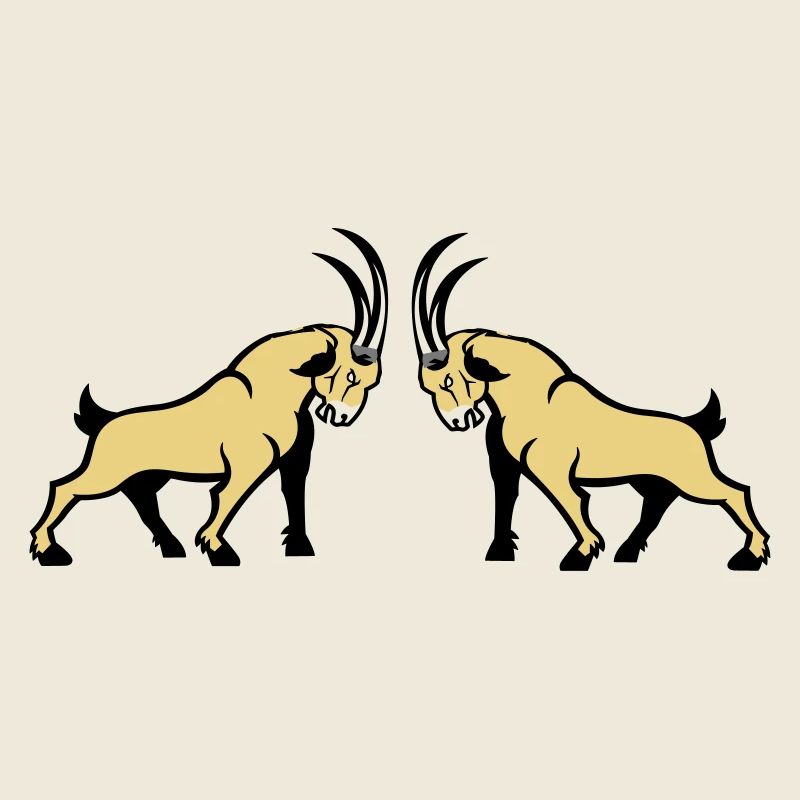 Double symétrie Beige Capricorne
