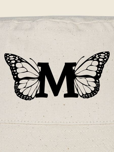 lettre m papillon