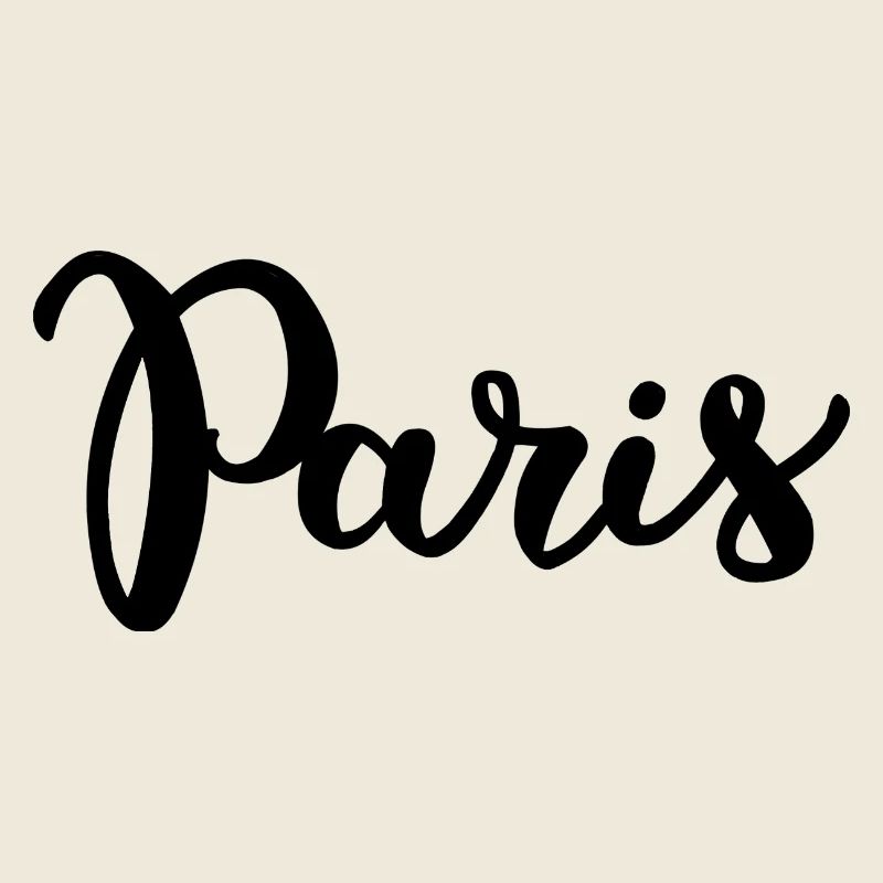 Paris lettrage