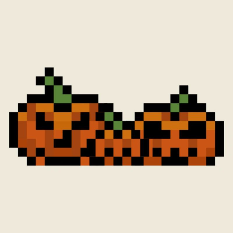 Pixel Pumpkin Retro 8Bit Design