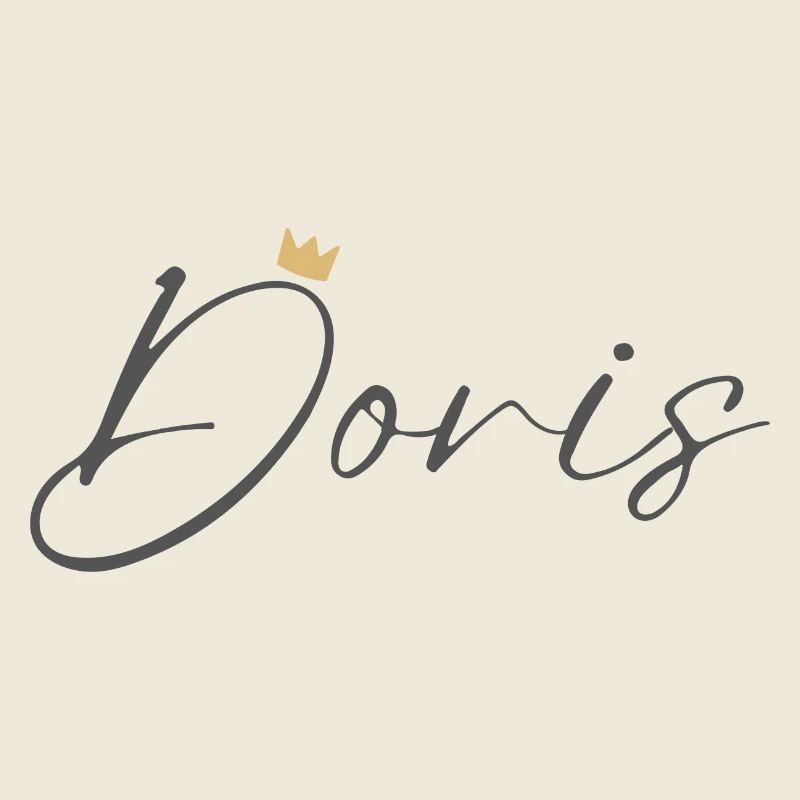 Prinzessin Doris Crown Hemd – Name mit Buchstabe D