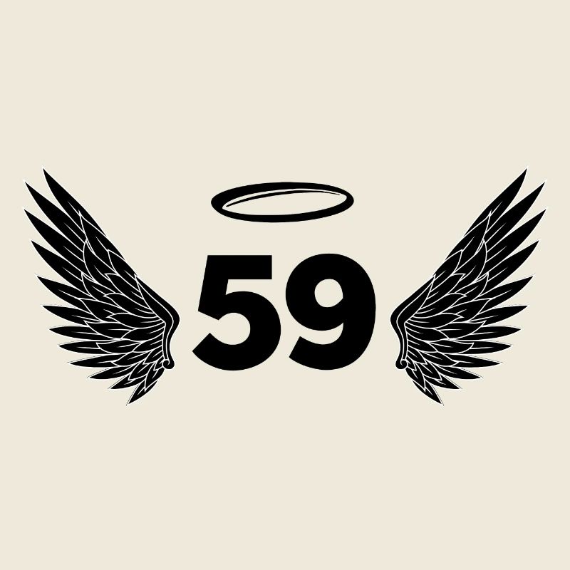 Numéro 59 ange - 59e anniversaire ailes