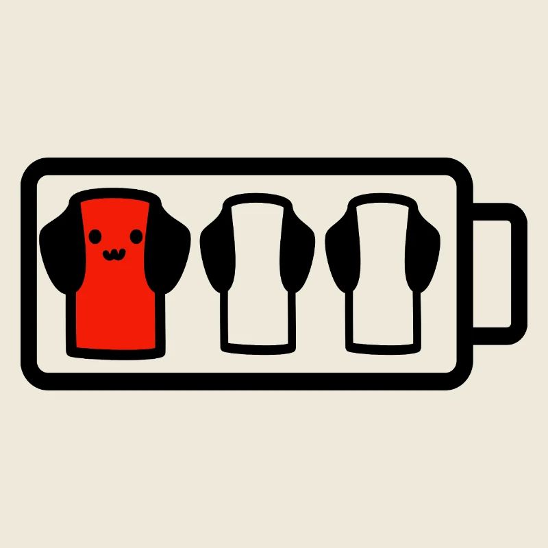 Low battery dog