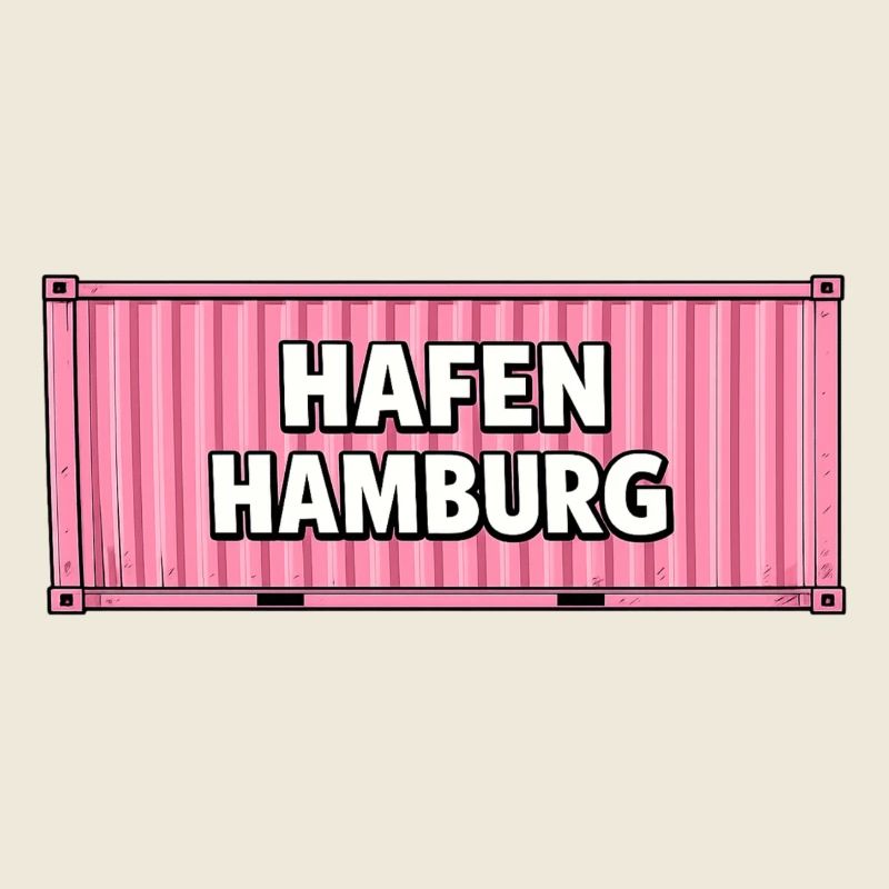 Hafen Hamburg Pink Container