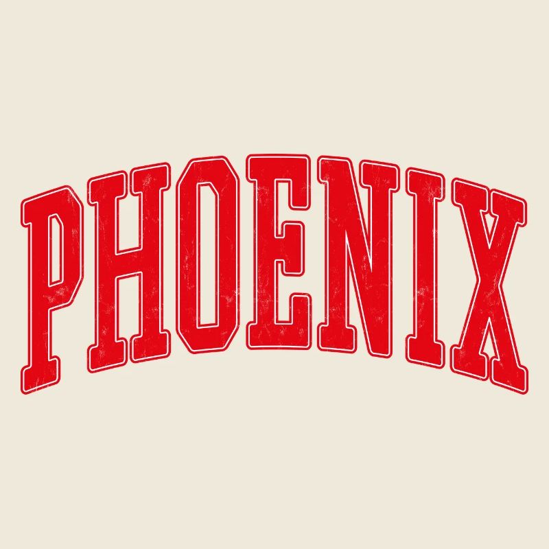 Phoenix Bogen-Schriftzug