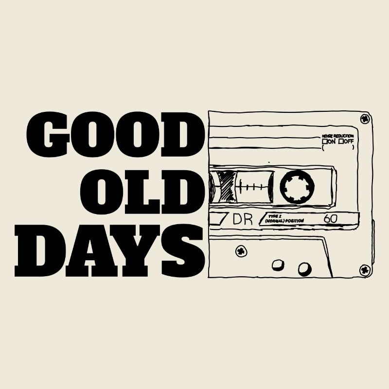 good old days cassette white
