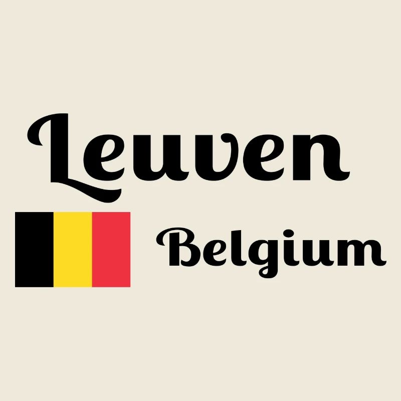 Leuven Belgien - Stilvolle Drucke