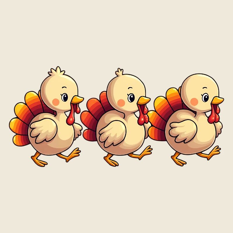 Bébé dinde de Thanksgiving