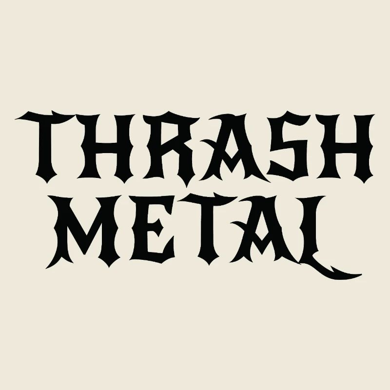 Thrash Metal Logo Tee