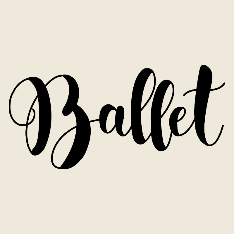 Ballet lettering