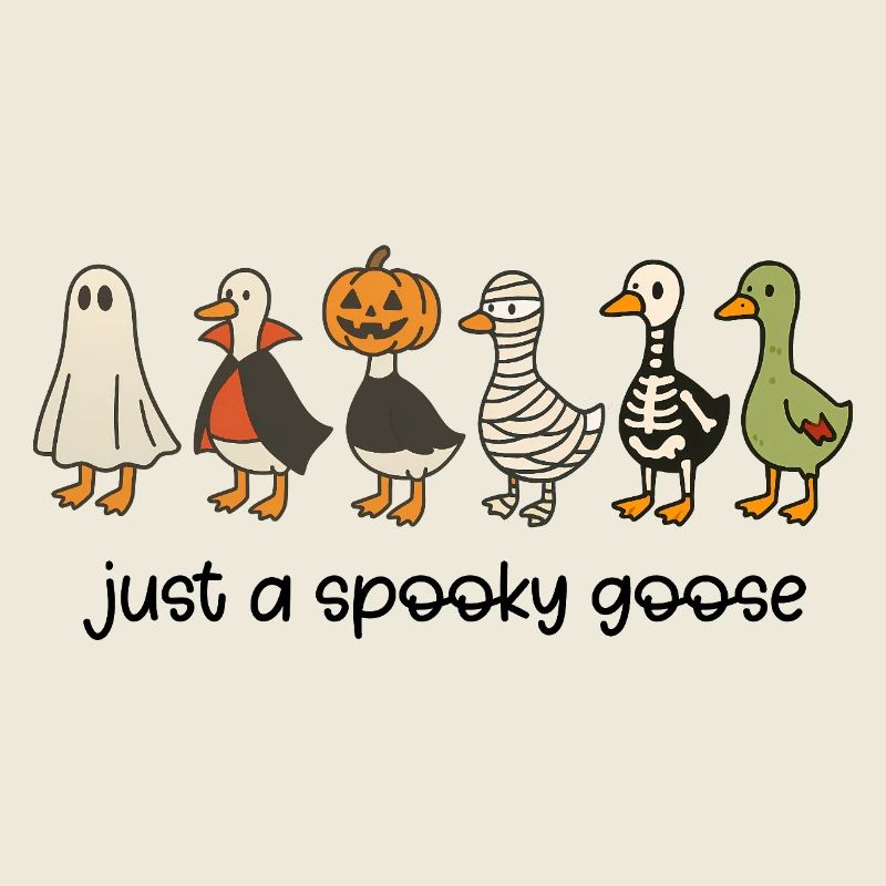 Spooky Autumn Farm Animals Design