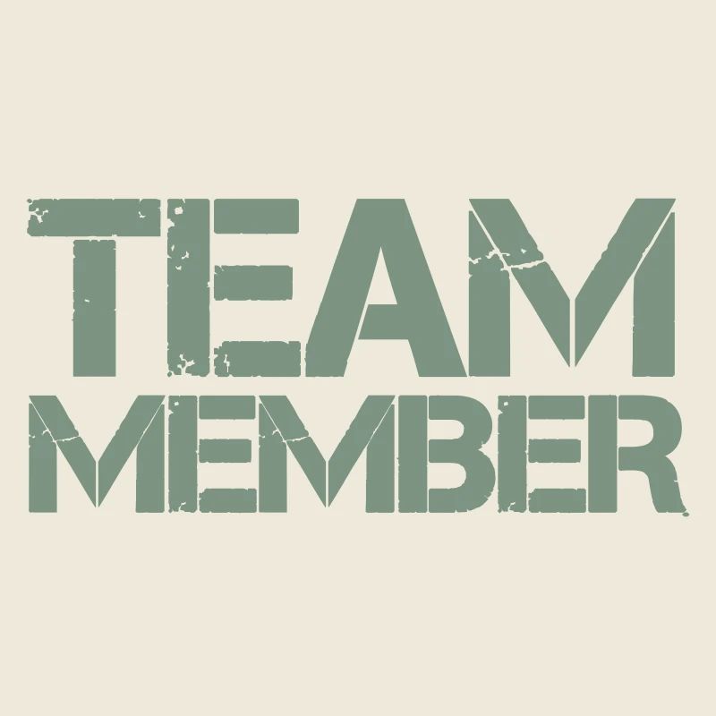 Teammitglied mit abgenutztem Stil