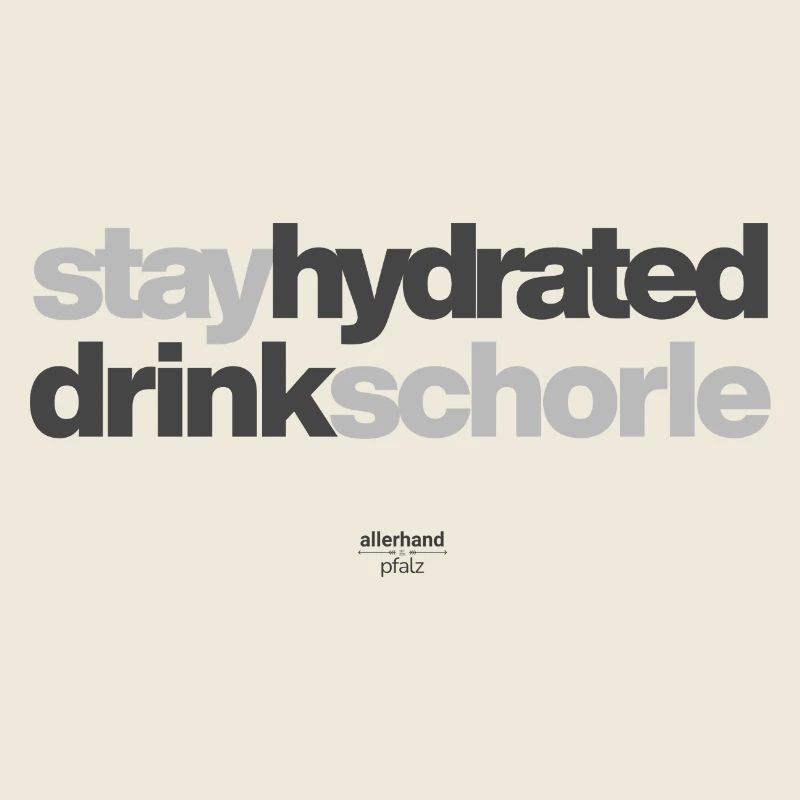 Restez hydraté, boissons spritzer