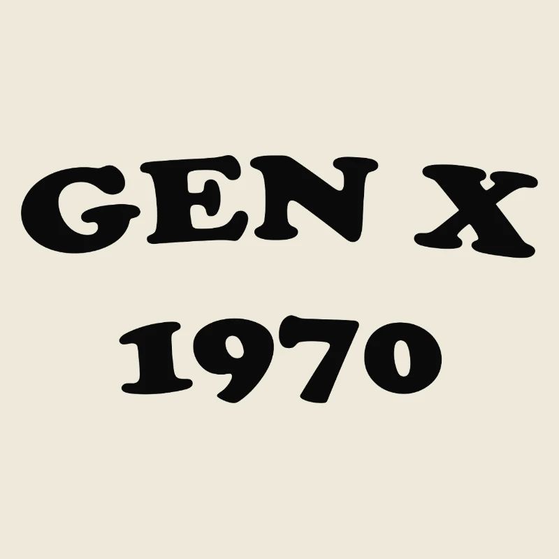 Gen X 1970 Retro Banner